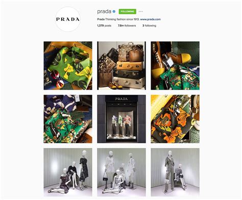 prada instagram photos.